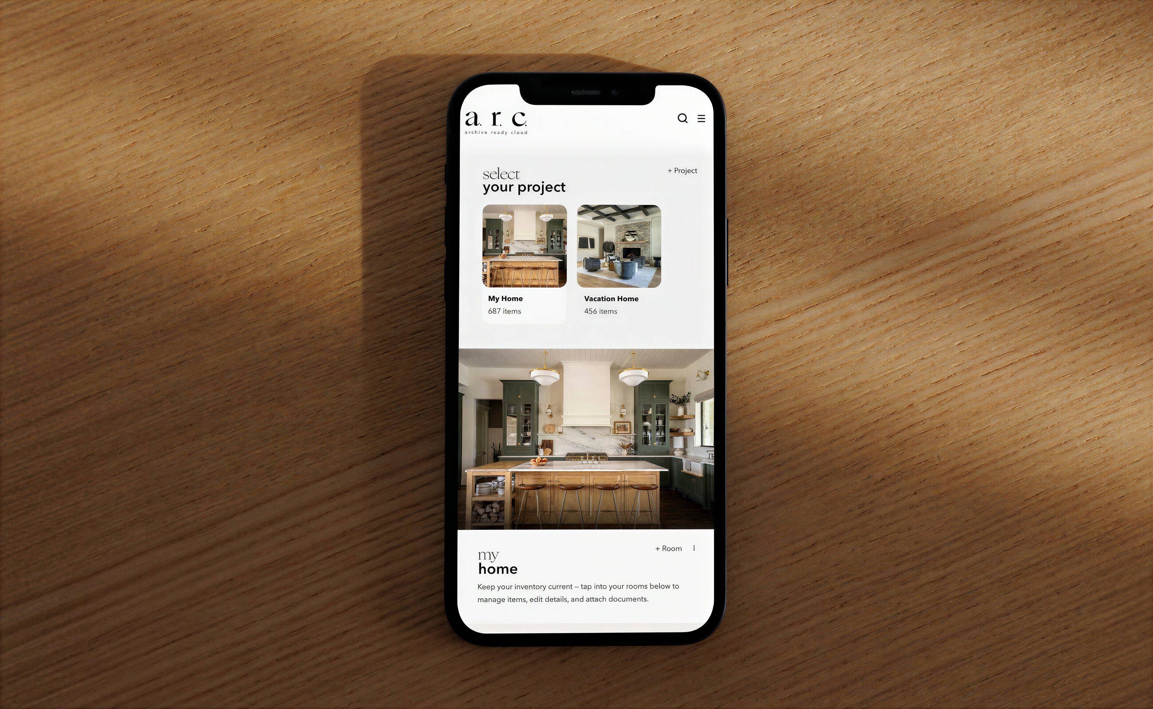 A.R.C. AI home inventory app